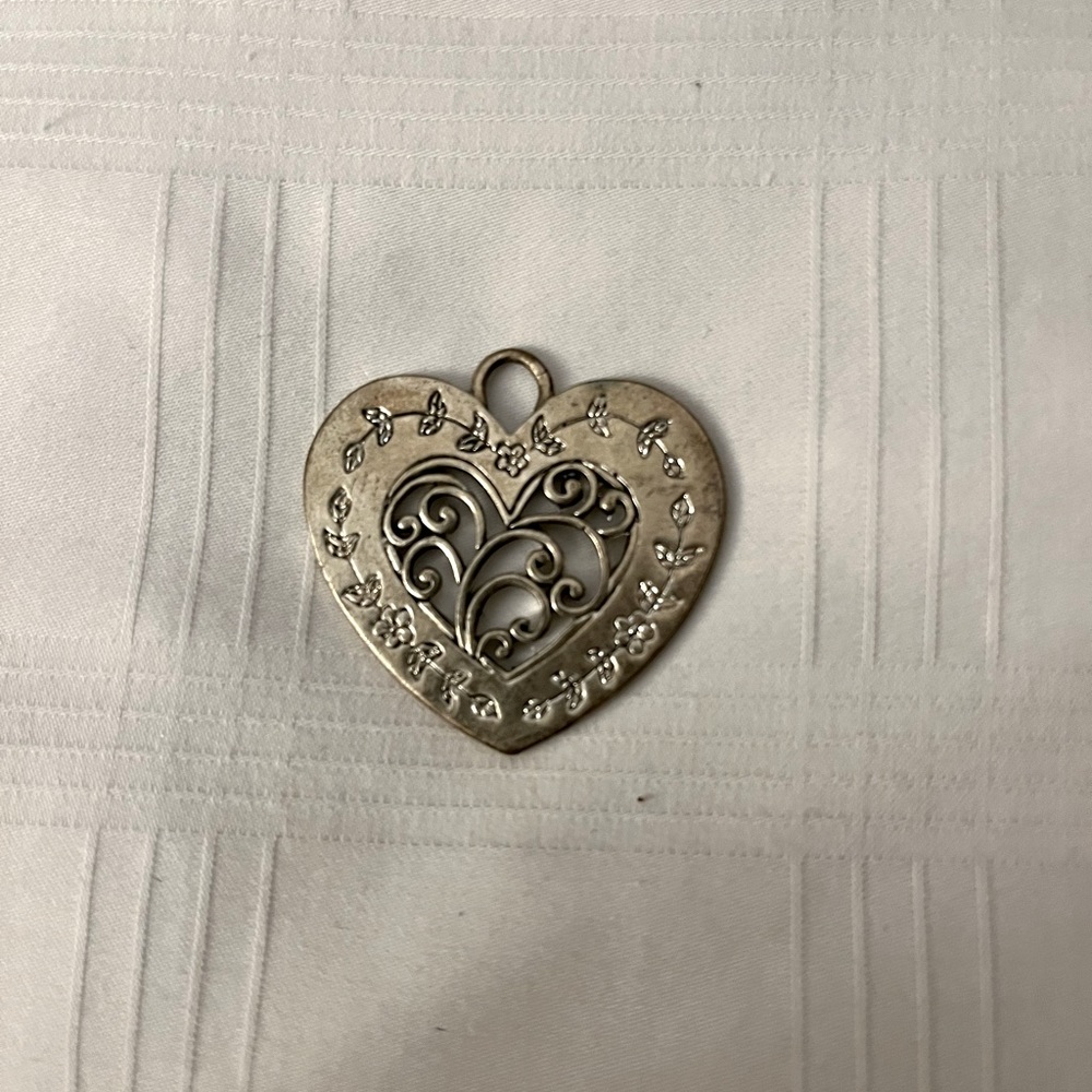 Heart necklace charm